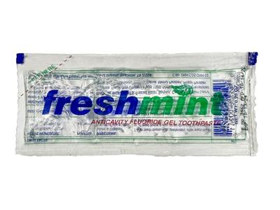 Freshmint Single Use Clear Gel Toothpaste